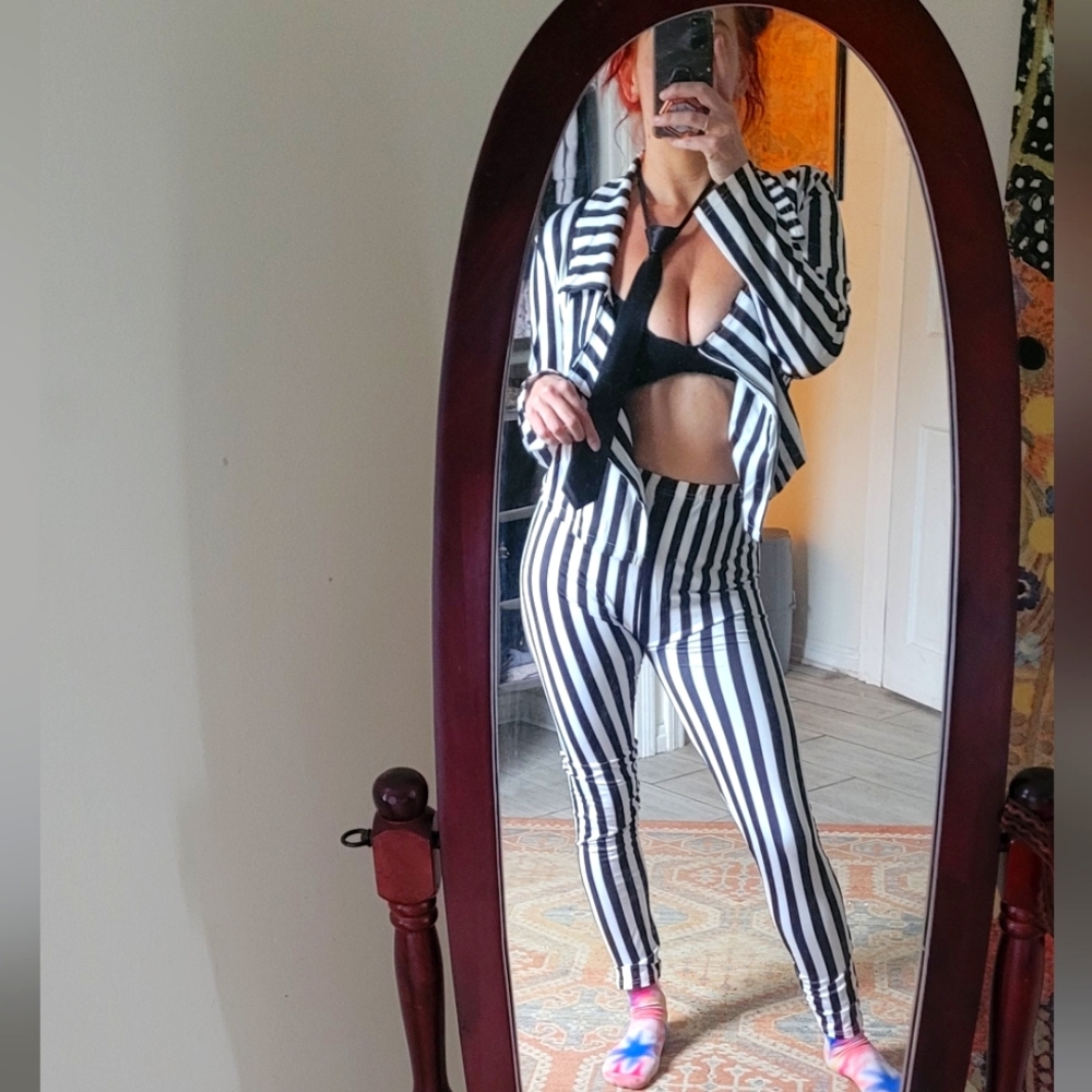 beetlejuice costume - halloween costume - cosplay - size large